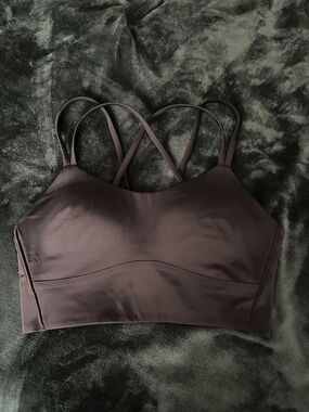 lululemon athletica Strappy Longline Sports Bra - Plum